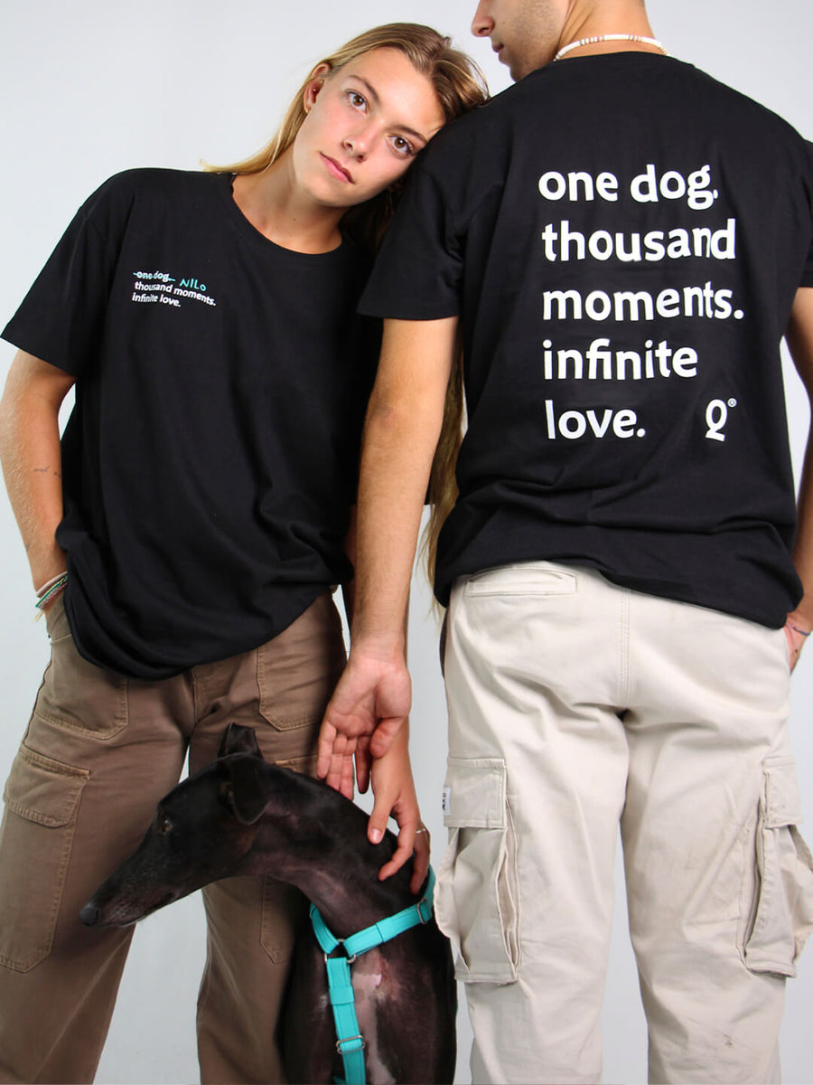 Camiseta One dog, thousand moments, infinite love – Qisu Brand