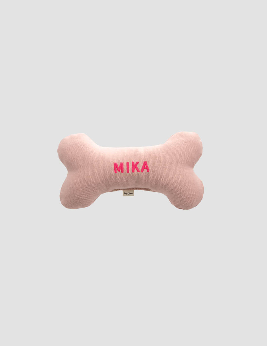 Huesito de peluche personalizado