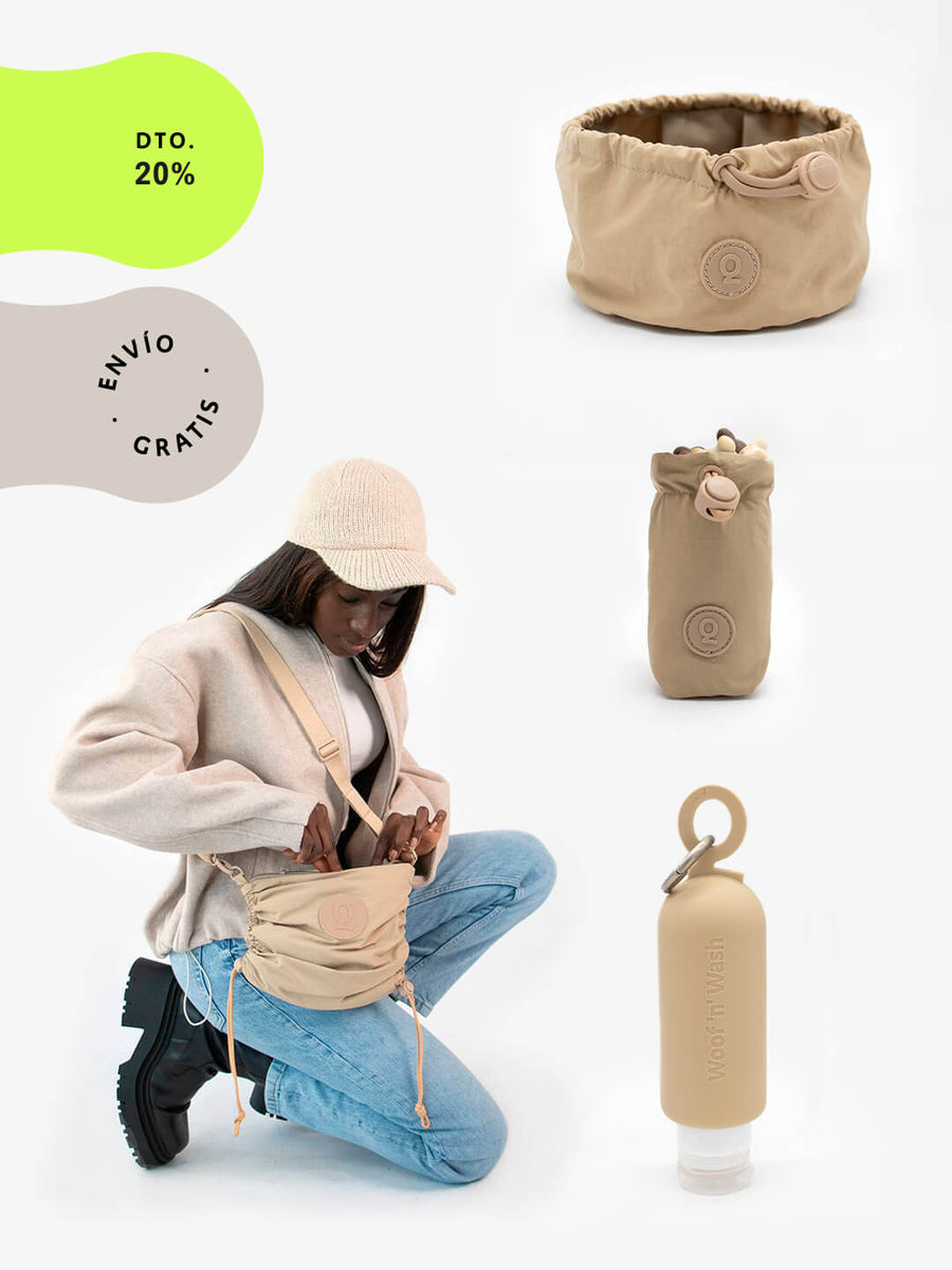 Pack Walkies Bag: Bolso + Porta Premios + Bebedero + Botella